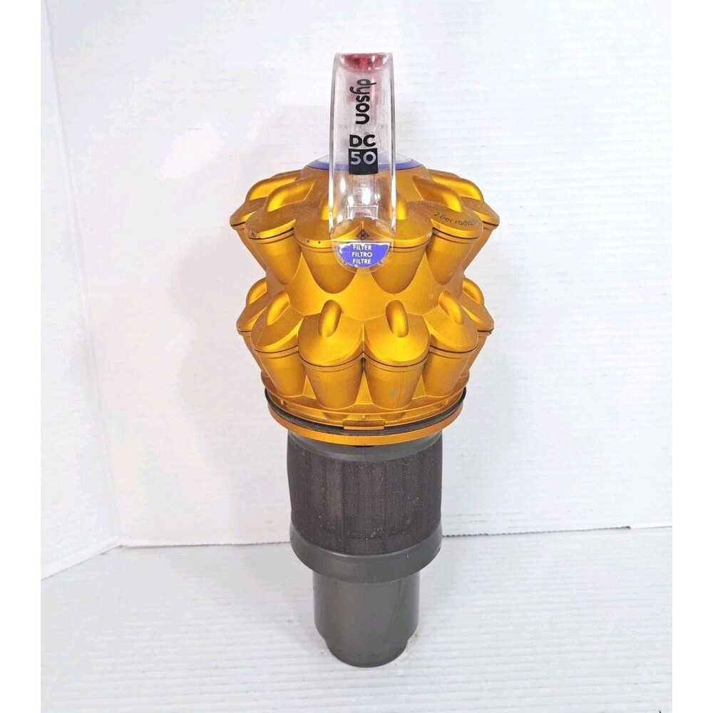 Dyson DC50 Upright Vacuum Cyclone & Bottom Canister OEM Replacement Parts Gold